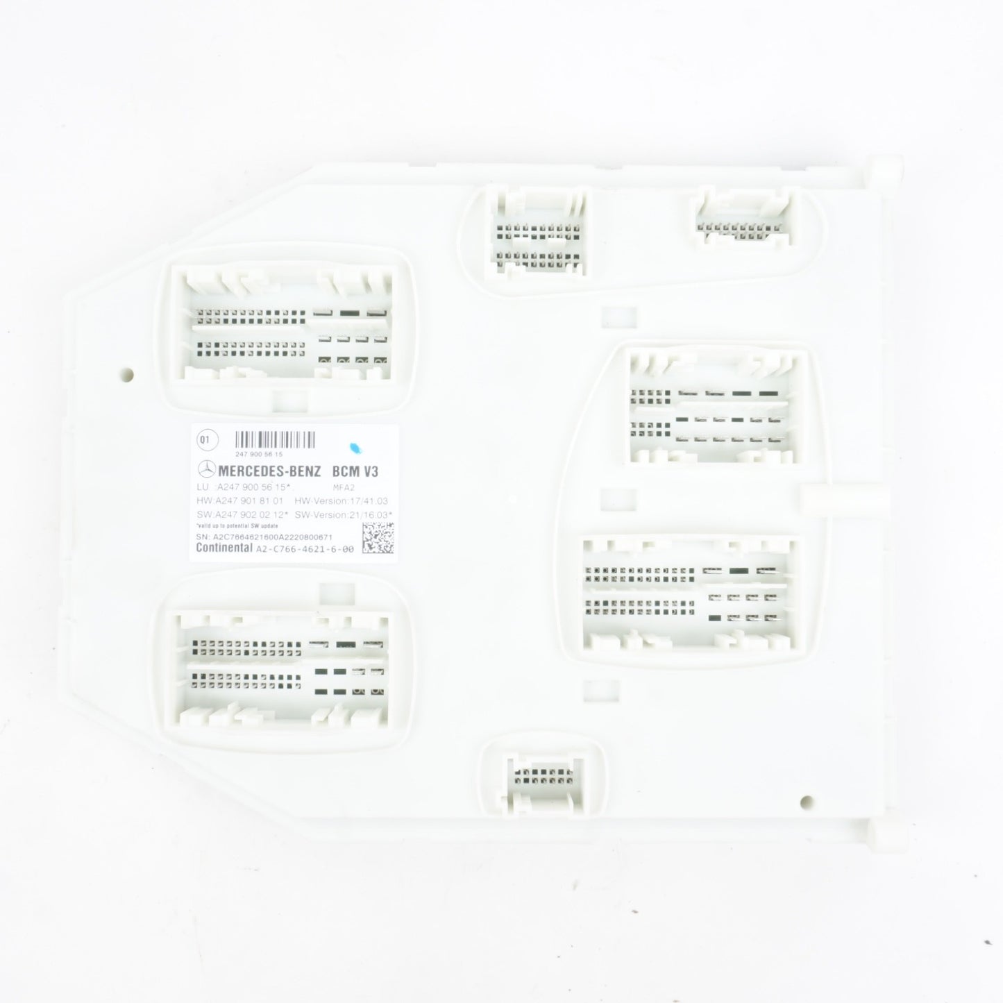 2020 -2025 MERCEDES A CLA GLA GLB EQB SAM SIGNAL ACQUISITION BODY CONTROL MODULE