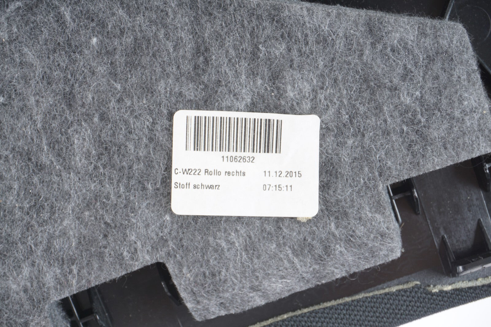 14 - 17 Mercedes S550 S600 W222 Rear C Pillar Trim Cover Left & Right  OEM