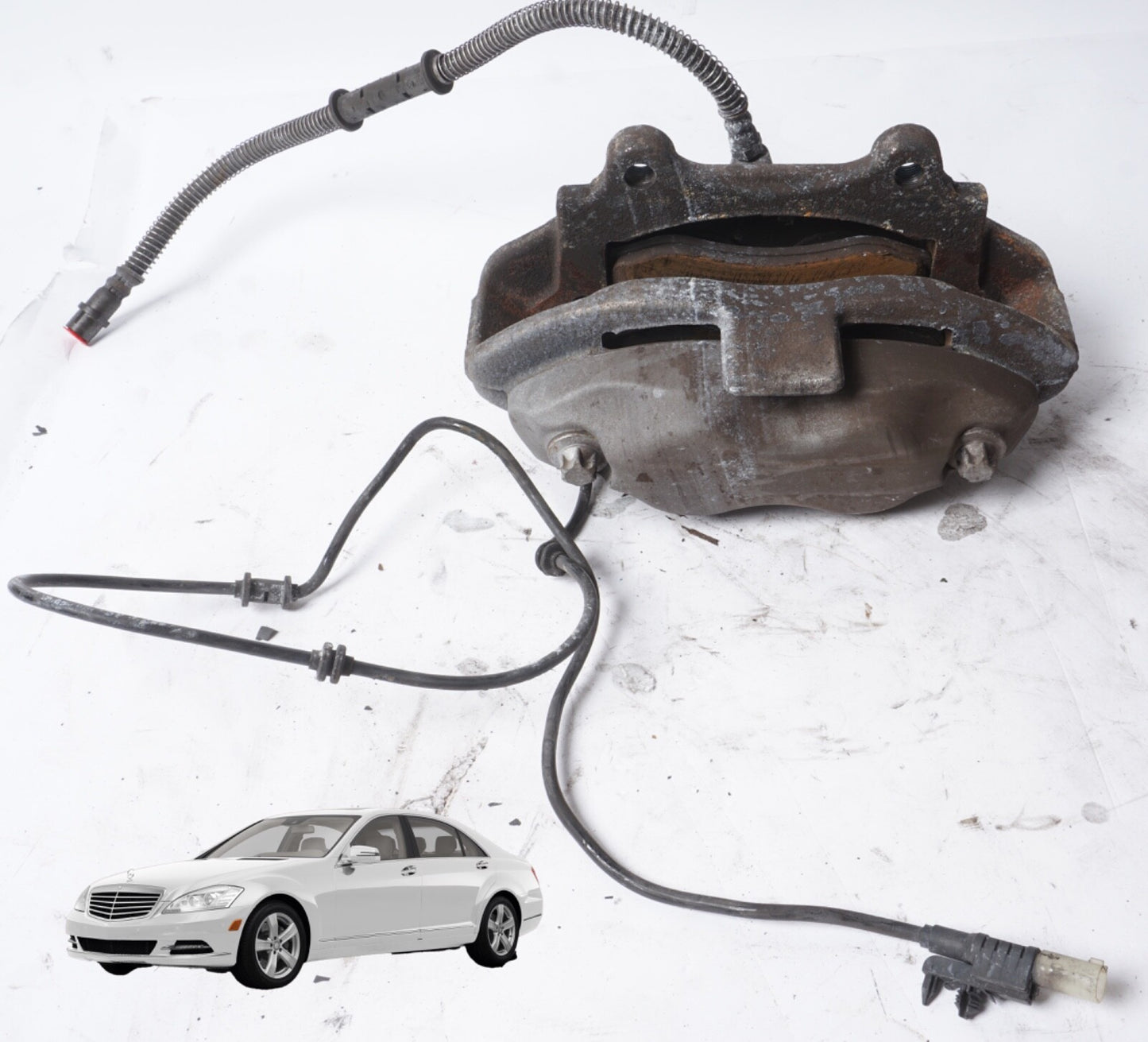 07-14 Mercedes W216 CL550 S550 RWD Front  Right Brake Caliper OEM