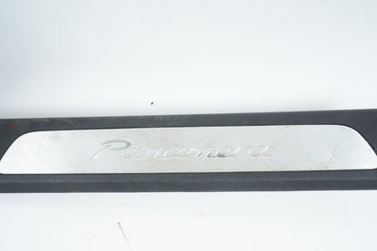 10 - 16 PORSCHE PANAMERA FRONT LEFT DRIVER SIDE DOOR SILL SCUFF PLATE TRIM OEM