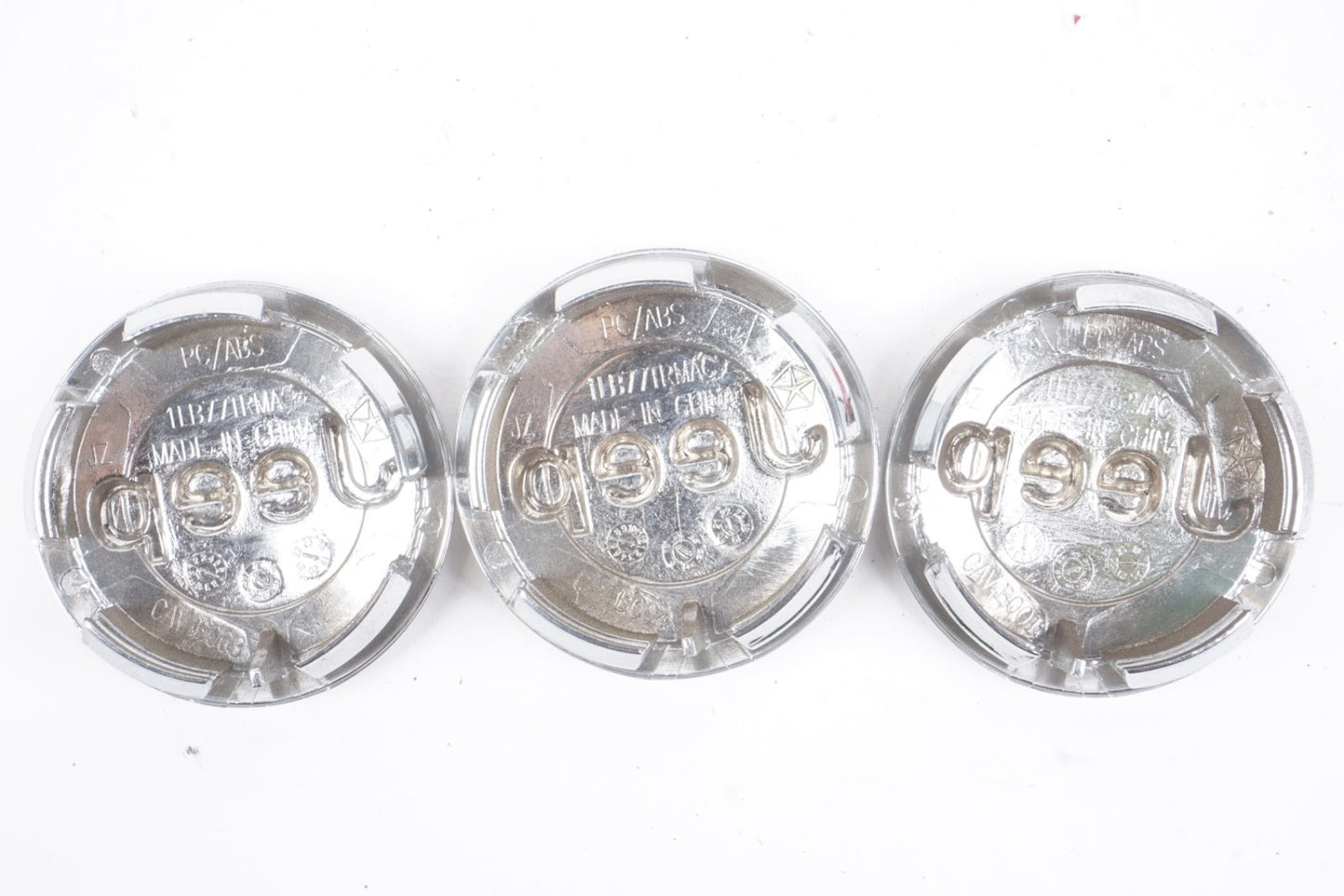 2009 - 2023 Jeep Compass Chrome Center Caps 2.5"
