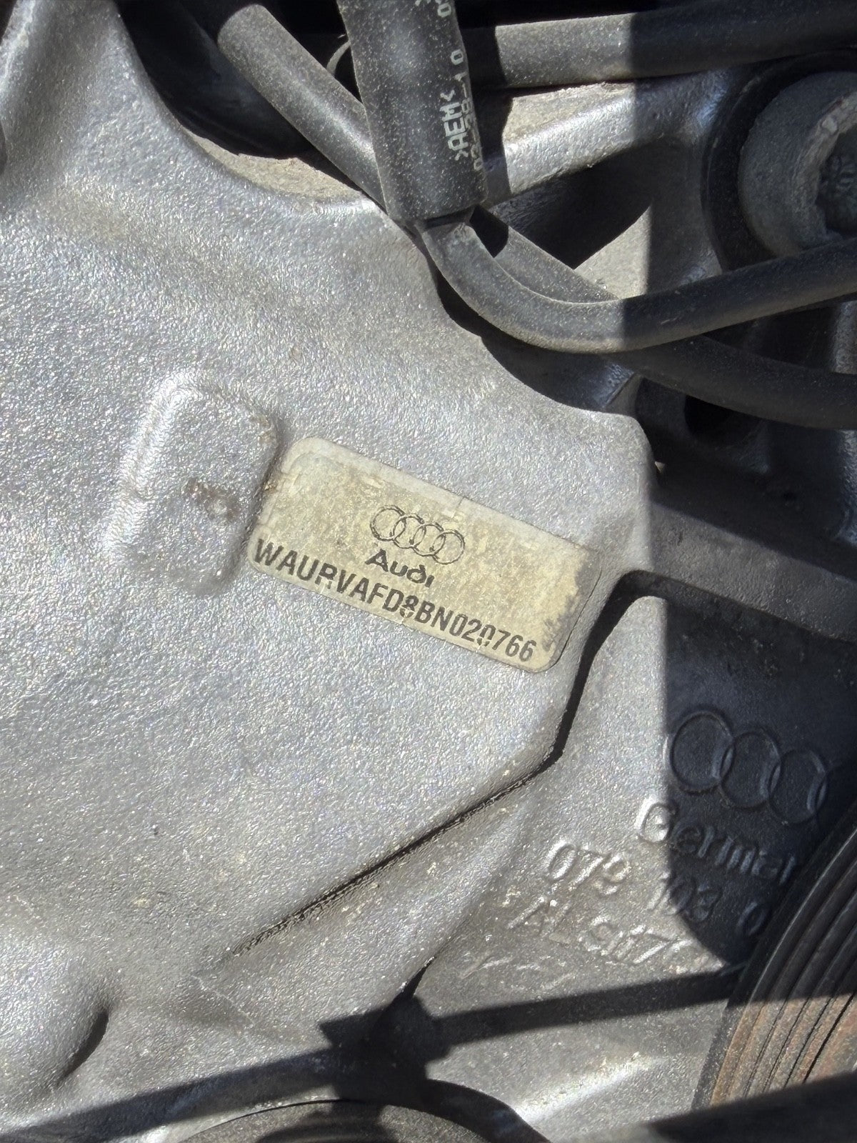 2011 2013 AUDI A8 4.2L Motor V8 Engine Motor With Wiring Harness OEM 114k Miles