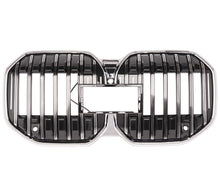 For 2025 BMW 7 Series G70 Glossy Chrome LED Front Bumper Grill Grille Trim