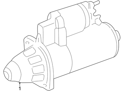 2011 AUDI A6 3.0L OEM ENGINE STARTER MOTOR 06E911023C