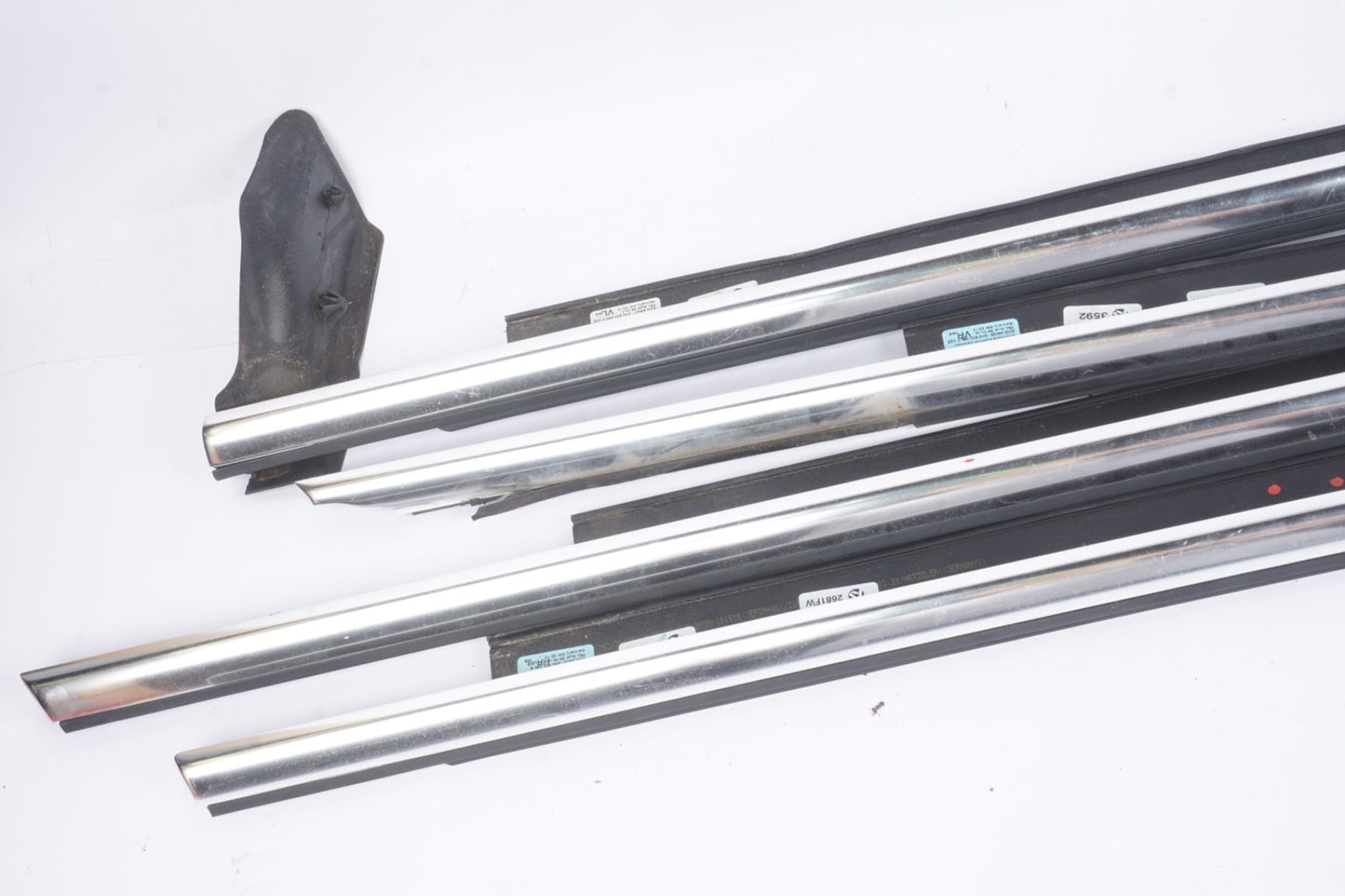 2011-2017 Audi A8L D4 Front Rear Left  Right Door Window Belt Molding Trim  SET