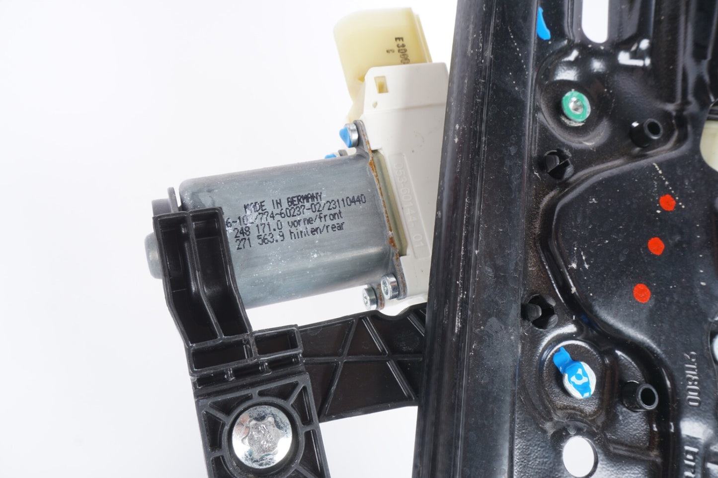 2011-2016 BMW 528i 535i 550i M5 Rear Window Regulator Left Driver - 51357182613