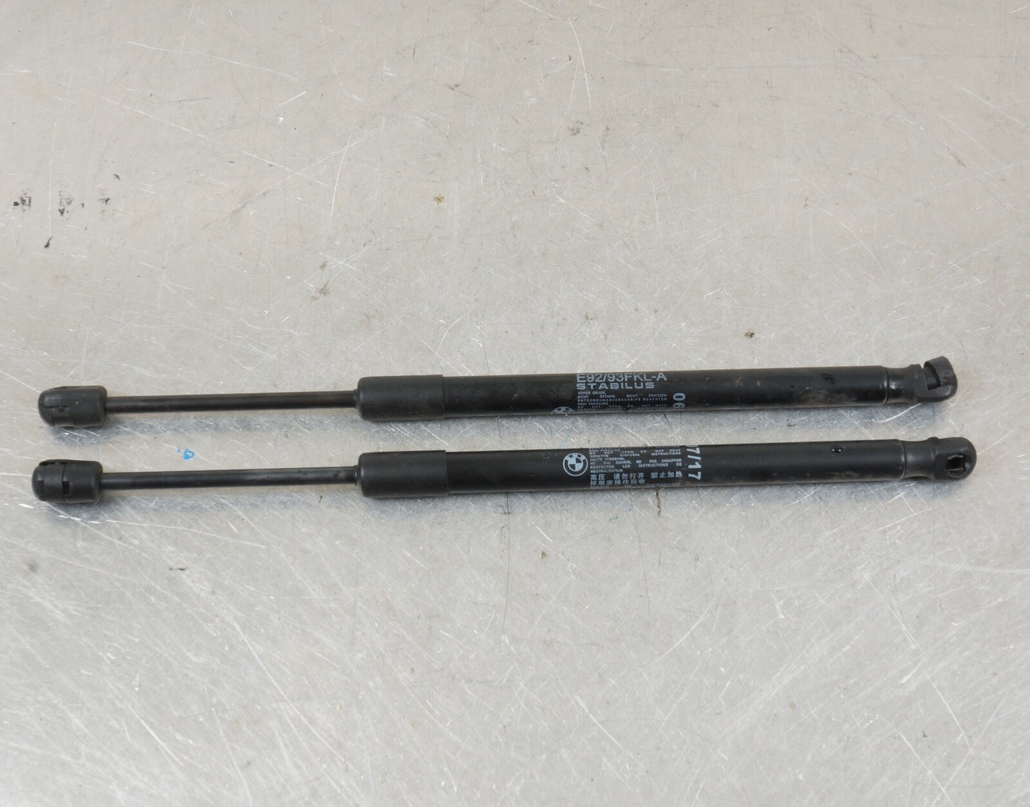 BMW 2007-2013 E93 328 CONVERTIBLE STRUT SHOCK SET OEM USED