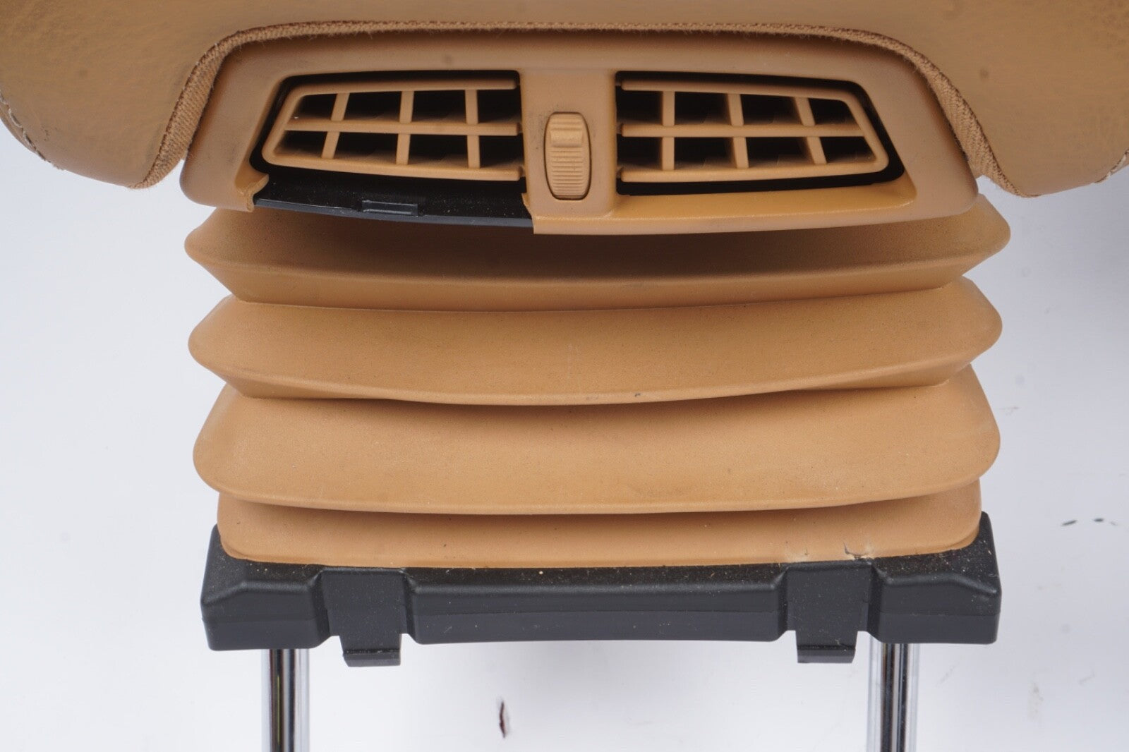 10-17 Mercedes C250 E350 Convertible Front Left Right Headrest Pair Set Brown