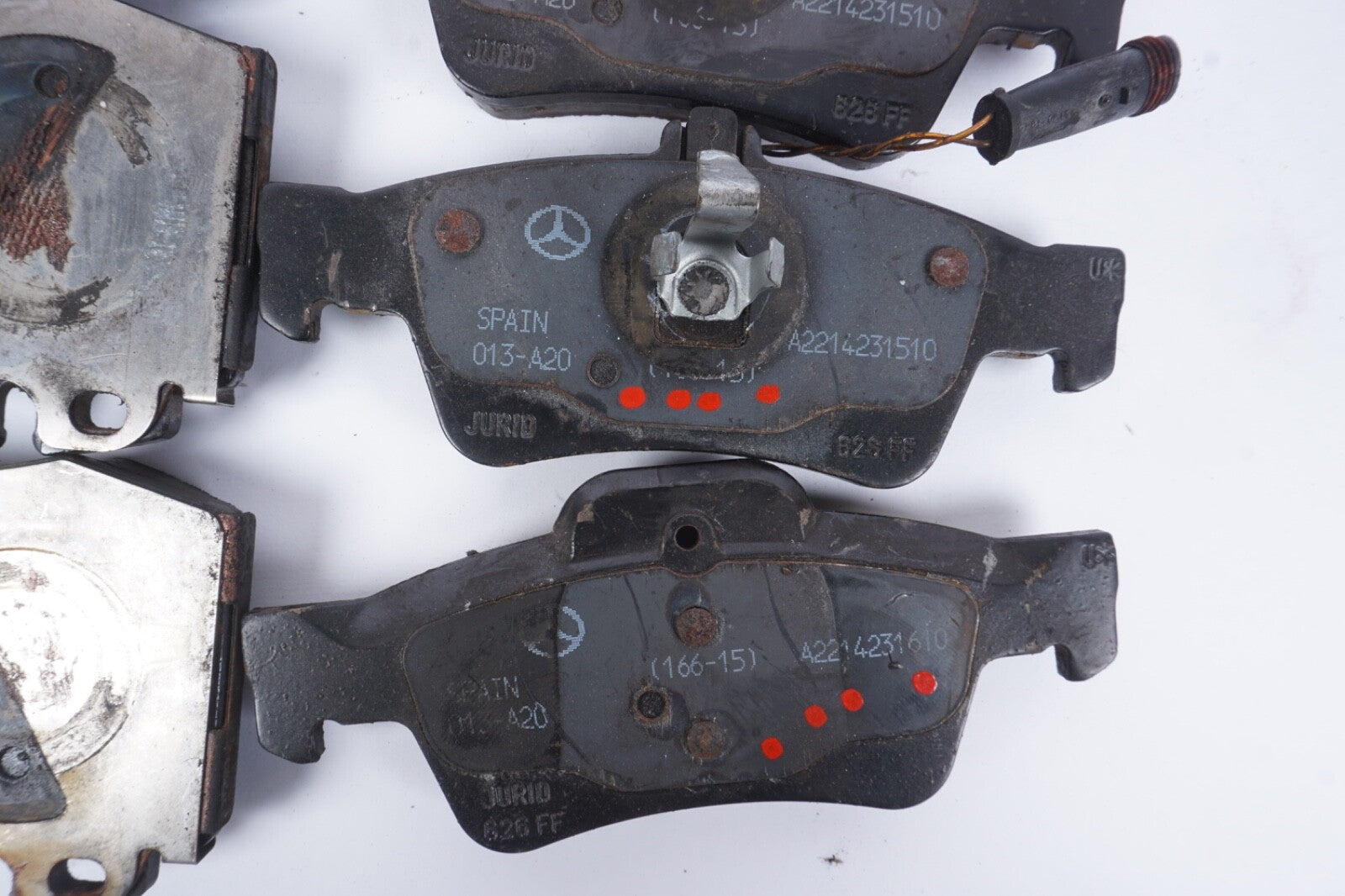 GENUINE Front And Rear Brake Pad Sets With Sensors For MERCEDES C CL CLK CLS E S