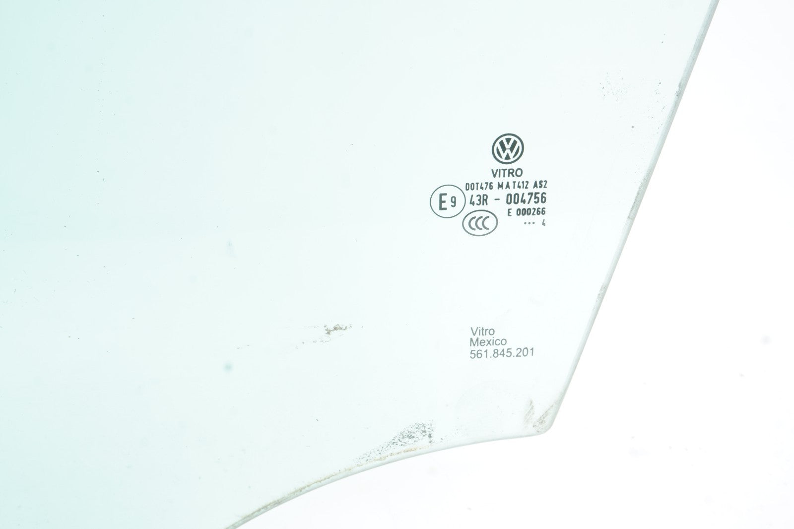 2012-2022 Volkswagen Passat Front Left Driver Door Window Glass OEM
