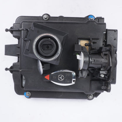 09-16 Mercedes Benz E-class E350 W212 3.5L Ecu Engine Computer Ignition Lock Set
