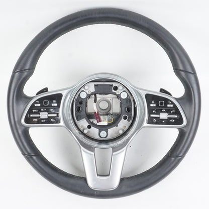 2022 - 2024 MERCEDES EQB350 X243 STEERING WHEEL W/ SWITCHES & SHIFT PADDLES OEM