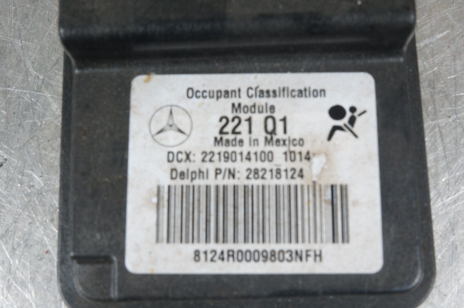 10-13 Mercedes W221 S400 S550 S350 Occupant Seat Module Sensor Front Right OEM