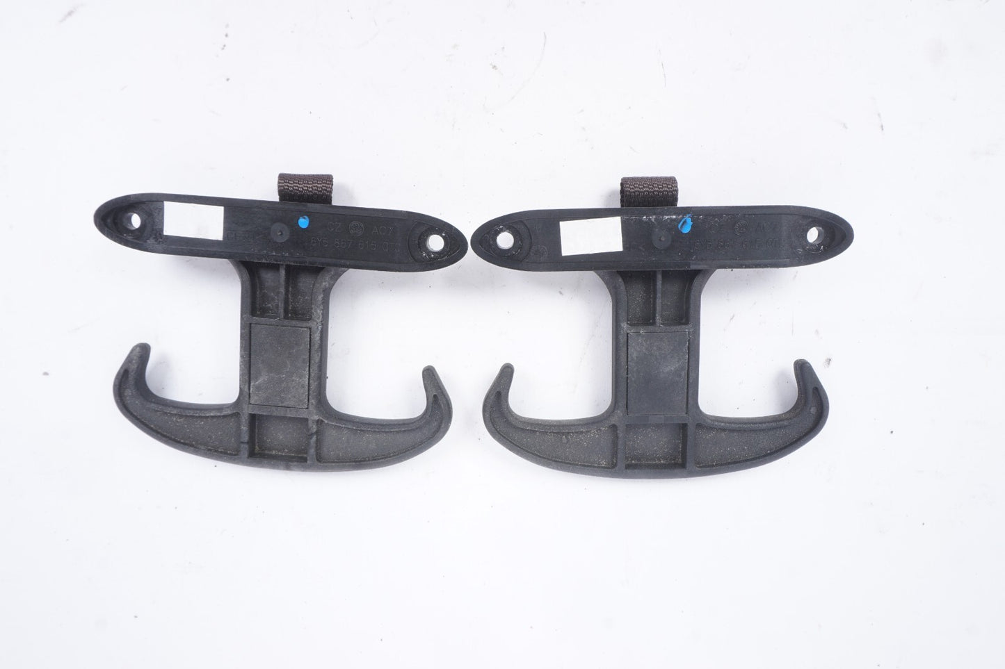 2004  - 2010 Audi A8L Trunk Cargo Hooks Hangers Clips 6Y5867615 2Pcs OEM