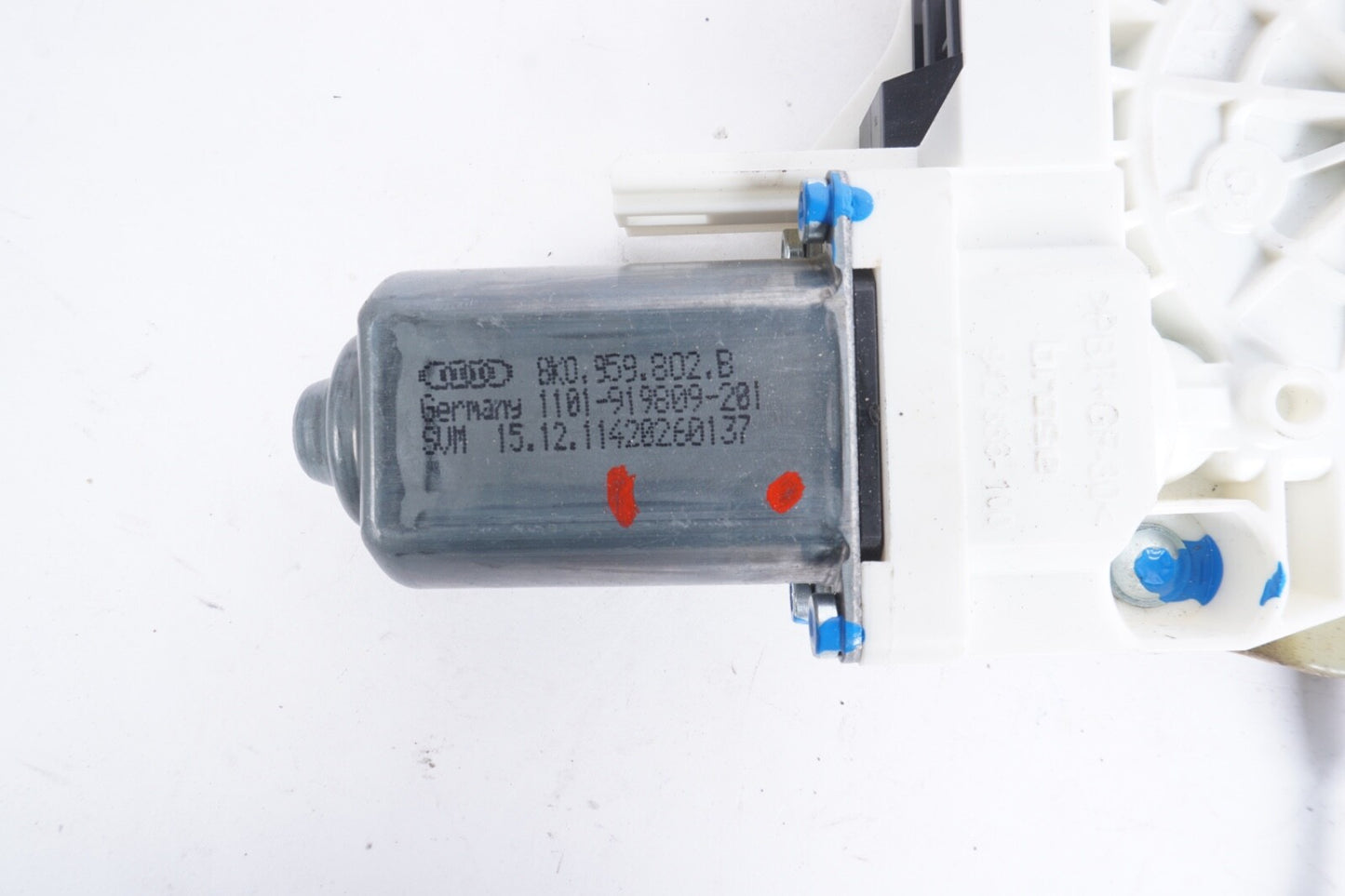 12-16 AUDI A7 C7 WINDOW MOTOR REGULATOR FRONT RIGHT PASSENGER 4G8837462