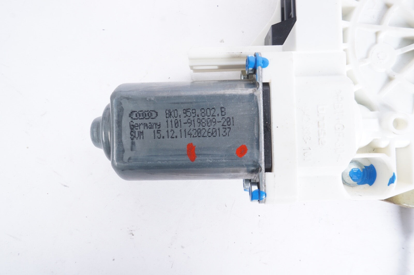 12-16 AUDI A7 C7 WINDOW MOTOR REGULATOR FRONT RIGHT PASSENGER 4G8837462
