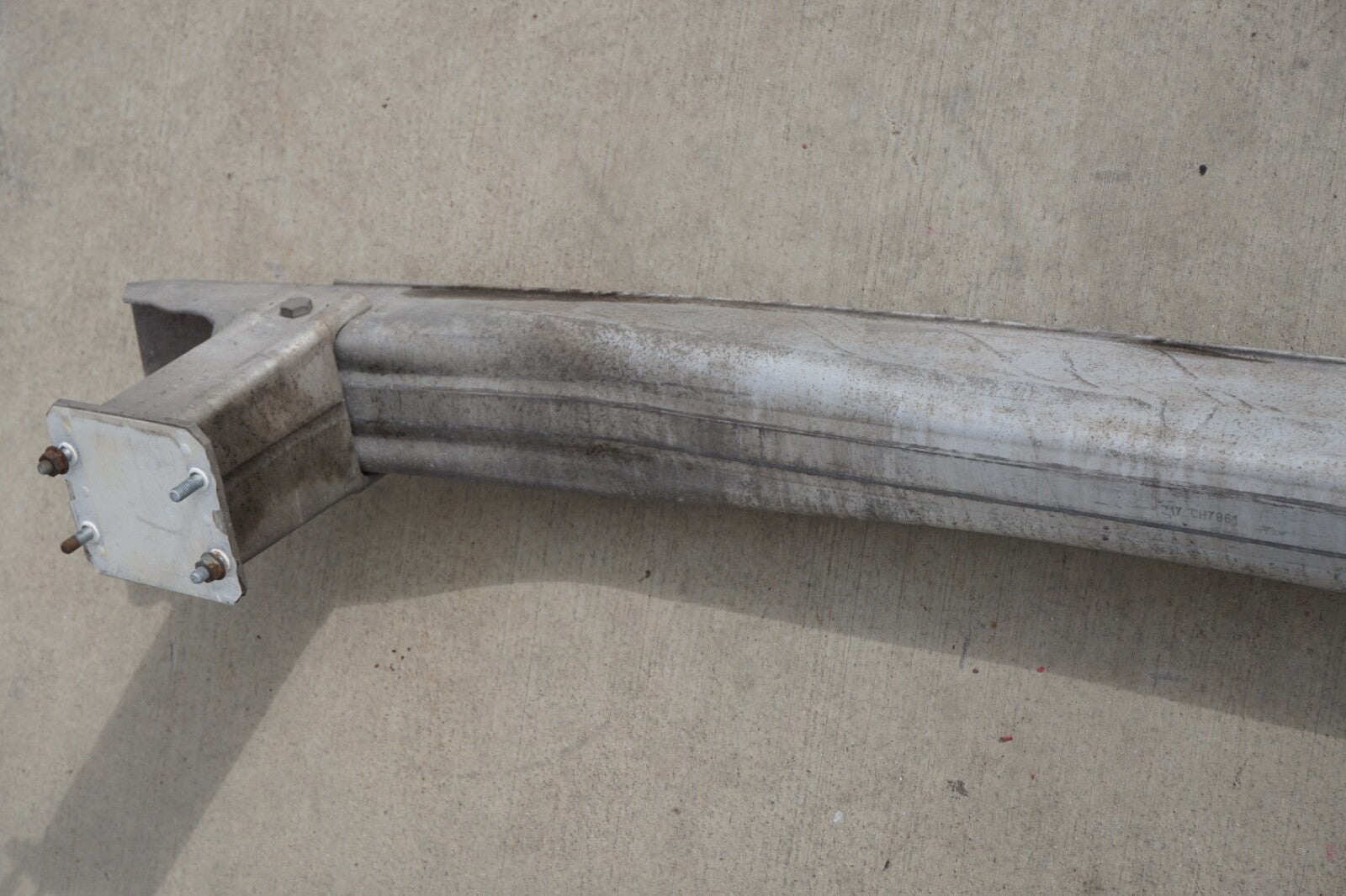 03-08 MERCEDES R230 SL500 REAR BUMPER REINFORCEMENT REBAR IMPACT BAR OEM