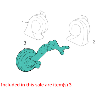 2002 - 2005 LEXUS SC430 CONVERTIBLE FRONT ALARM SECURITY HORN SIREN