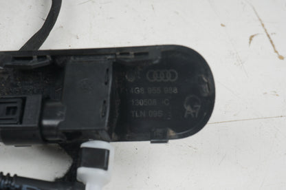 12-18 AUDI C7 A6 S6 A7 S7 HEATED WATER JET WASHER SPRAY NOZZLE W/ LINE HOSE OEM