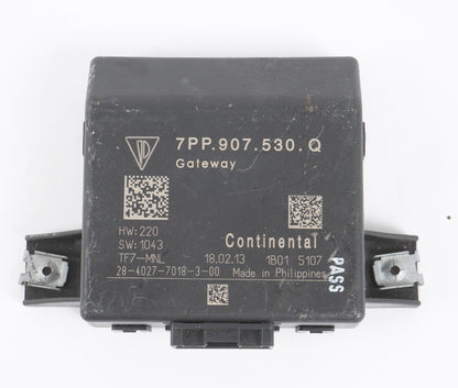 2011 - 2014 PORSCHE CAYENNE GATEWAY CONTROL MODULE 7PP907530P  OEM