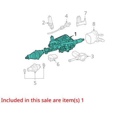 2012 - 2013 MERCEDES E350 C207 STEERING COLUMN COUPLER INTERMEDIATE SHAFT