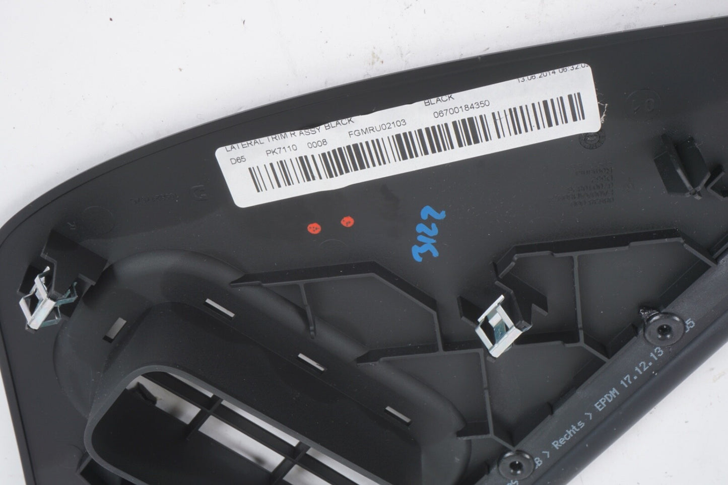 14-20 Maserati Ghibli Front Dash Left Right Side End Cap Trim Cover Pair
