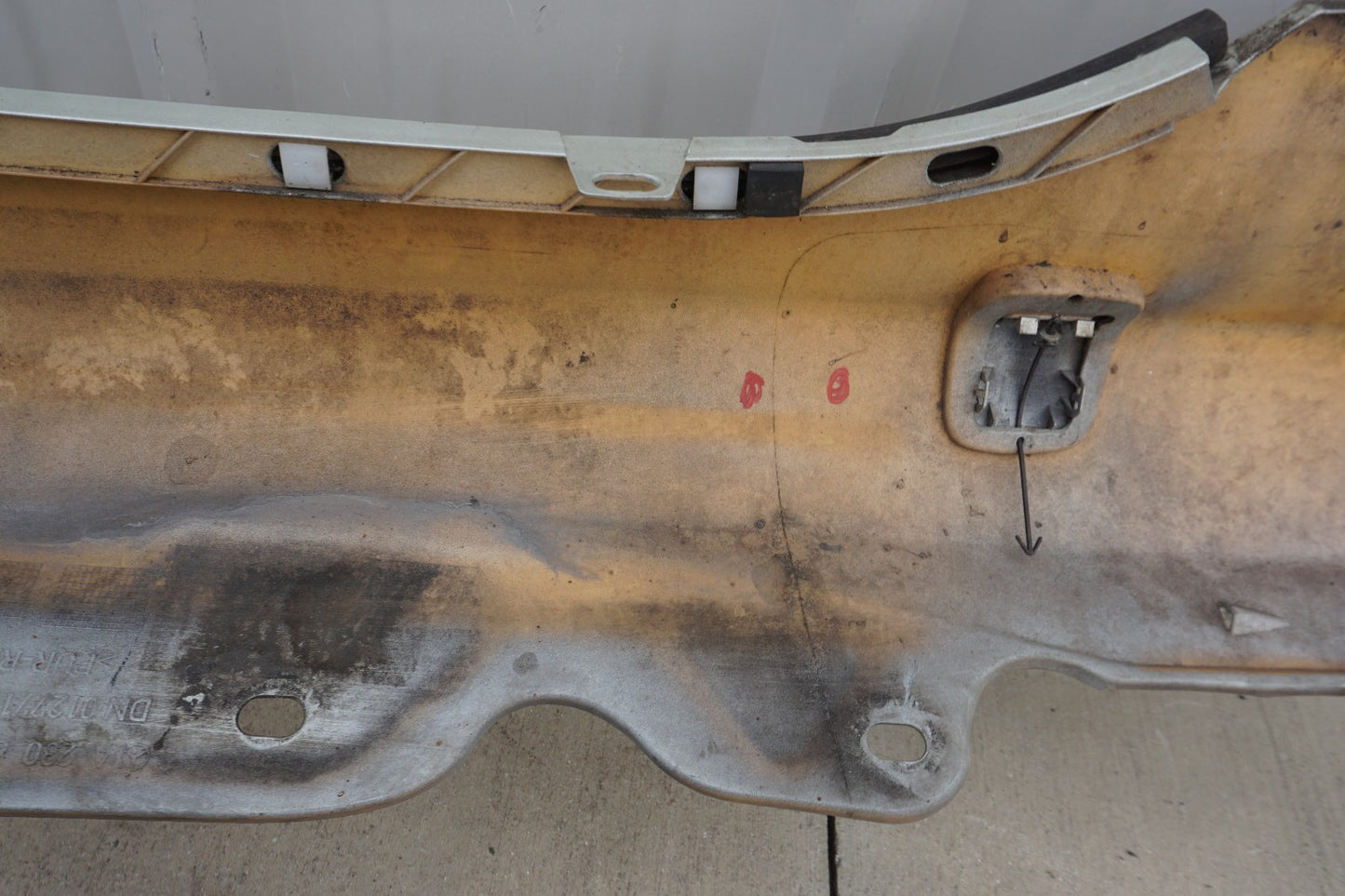 2003 - 2008 Mercedes Sl500 Rear Right Side Rocker Panel Skirt Molding OEM