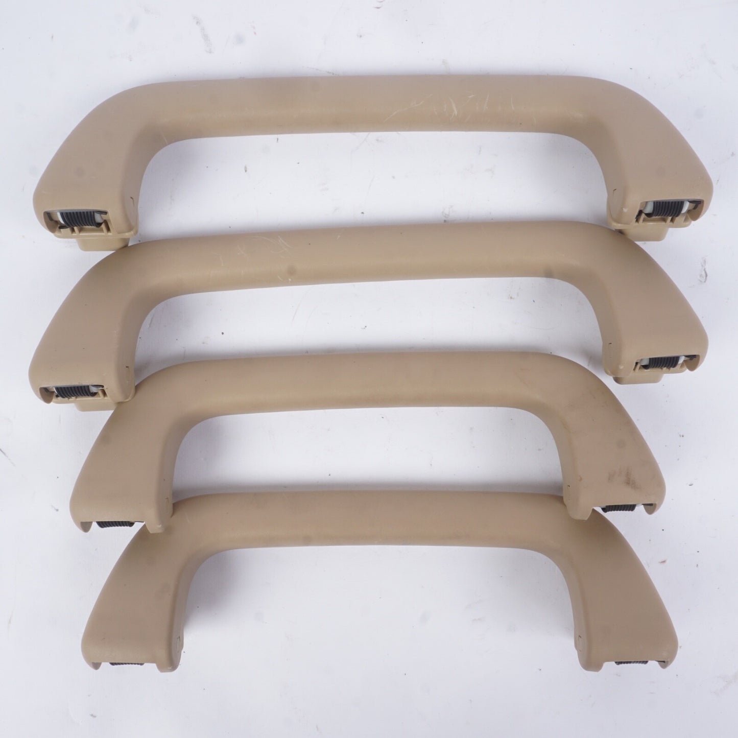 07-13 W221 MERCEDES BENZ S550 S600 S63 OVERHEAD ROOF GRAB HANDLE SET OF 4 OEM