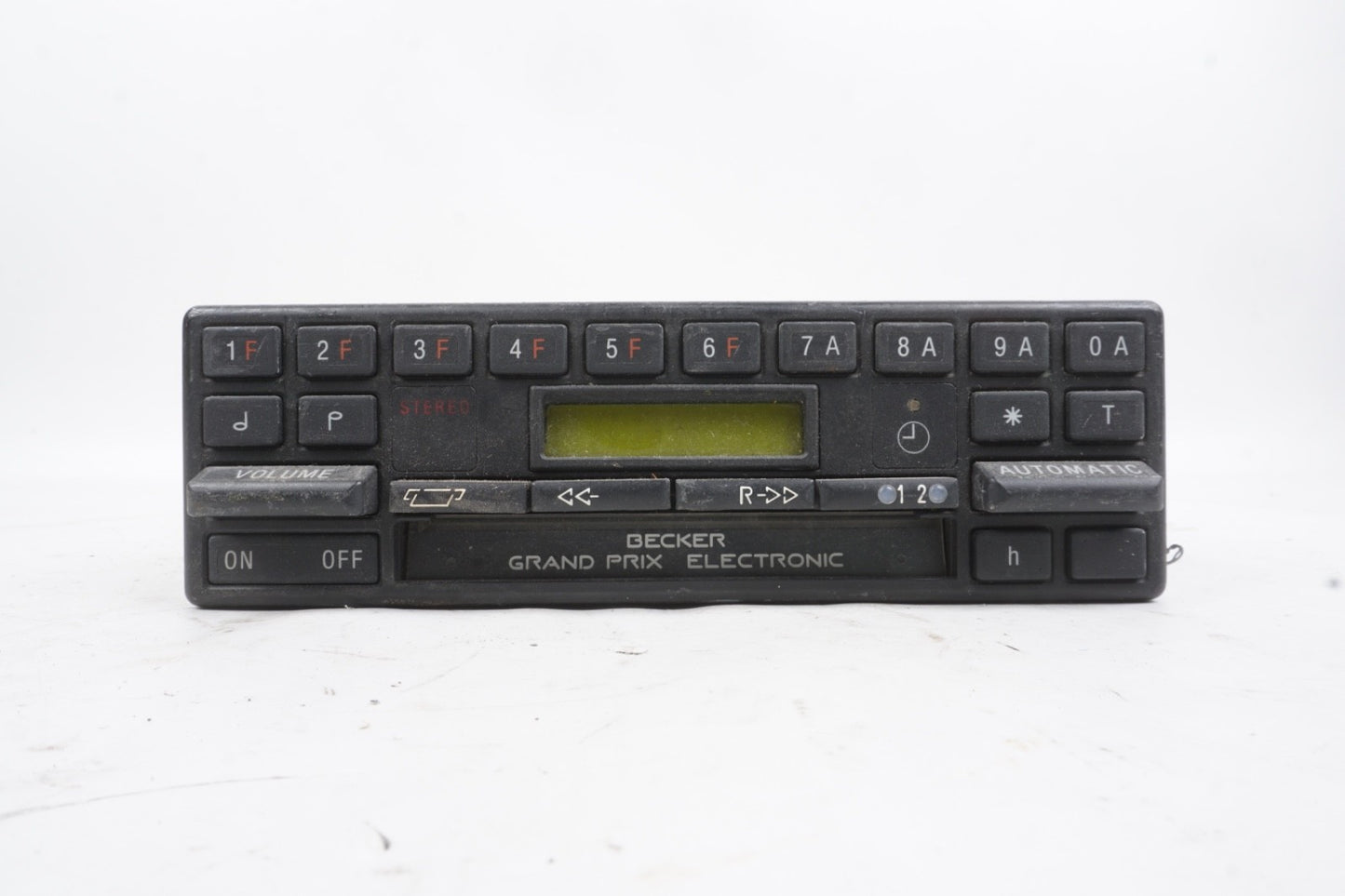 1981-1985 MERCEDES BENZ BECKER GRAND PRIX STEREO CASSETTE UNTESTED OEM