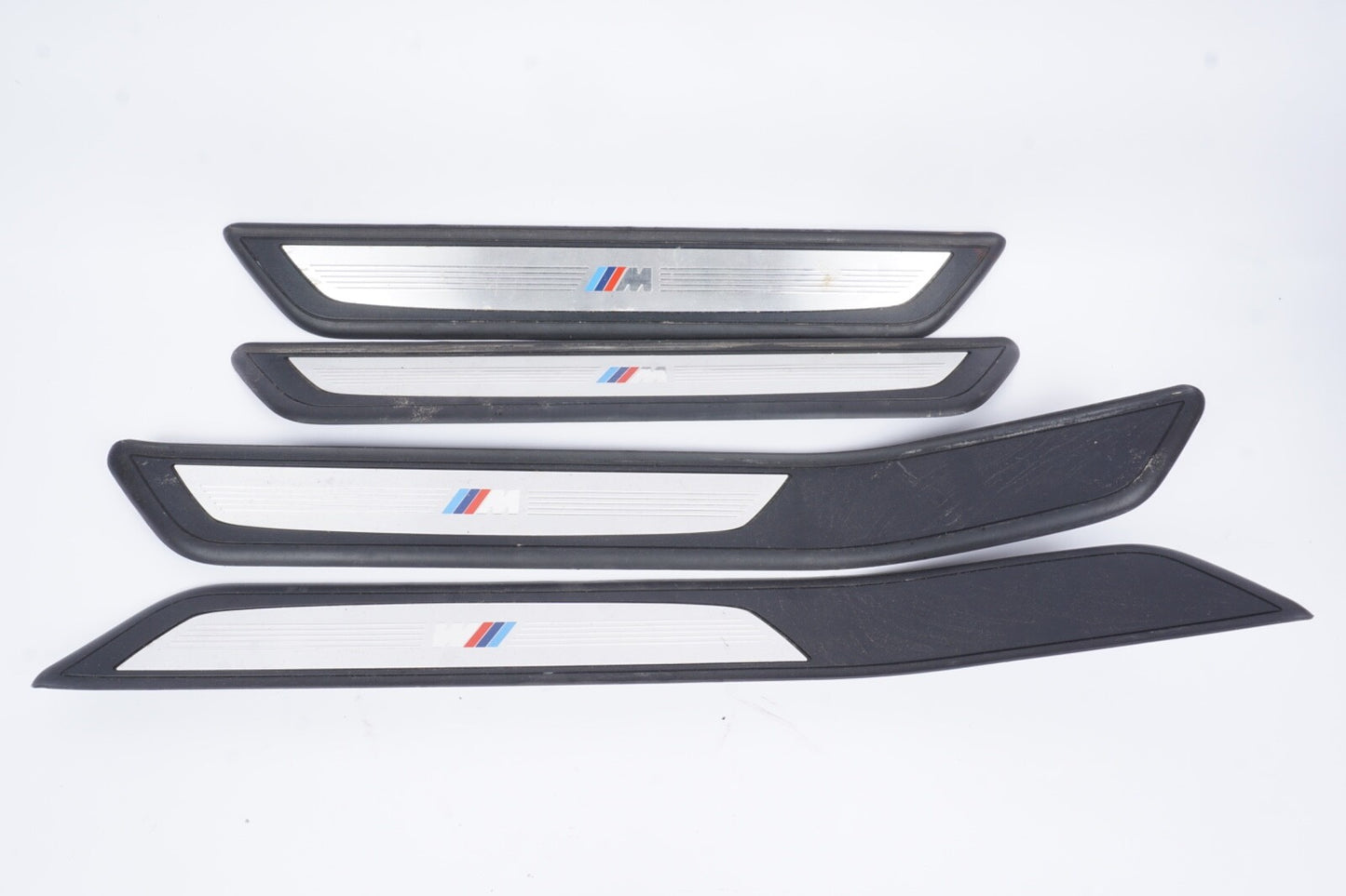 10-15 OEM BMW F02 740 750 Door Sill Plate Molding Trim M SPORT Left Right SET