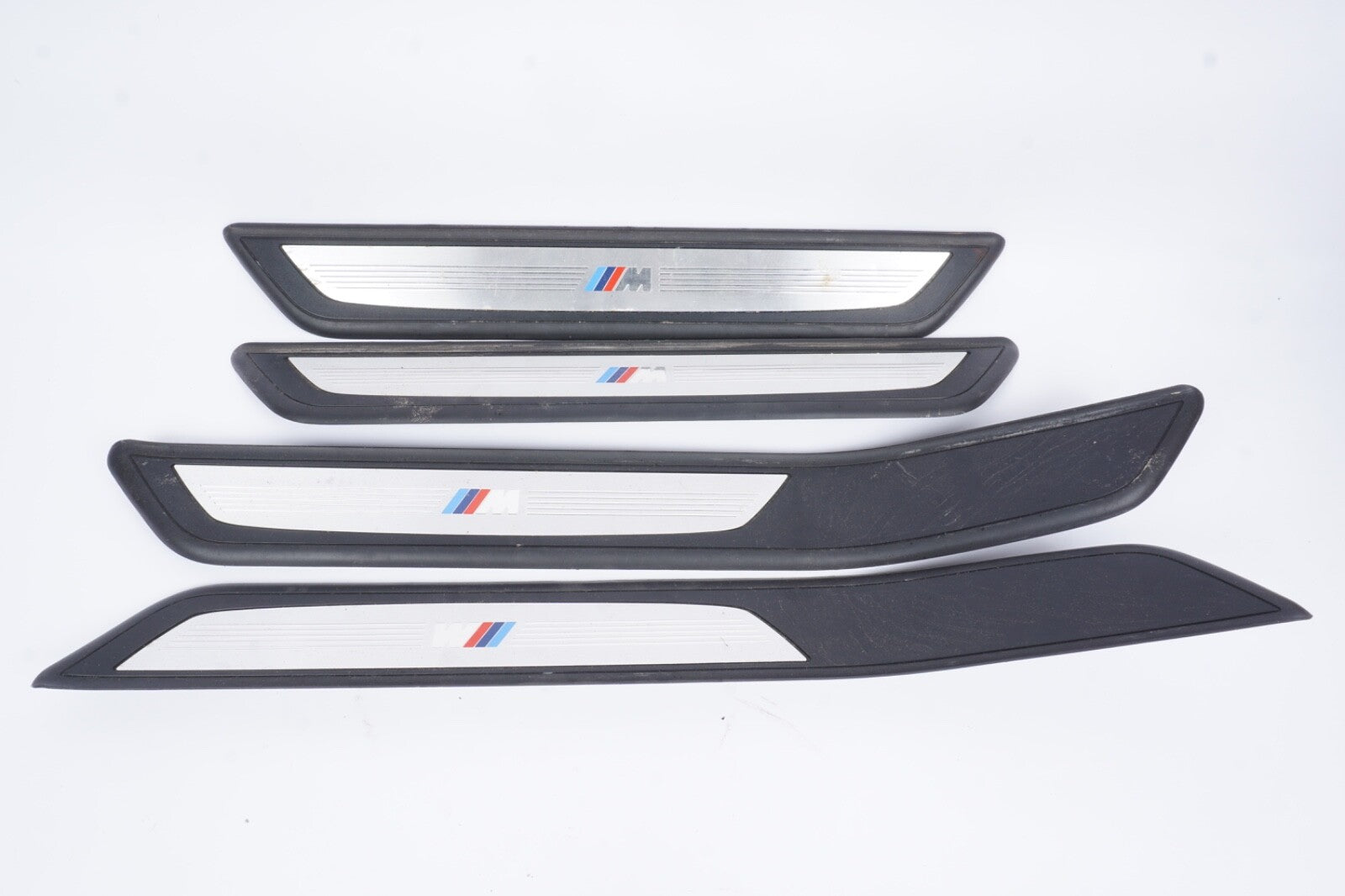 10-15 OEM BMW F02 740 750 Door Sill Plate Molding Trim M SPORT Left Right SET
