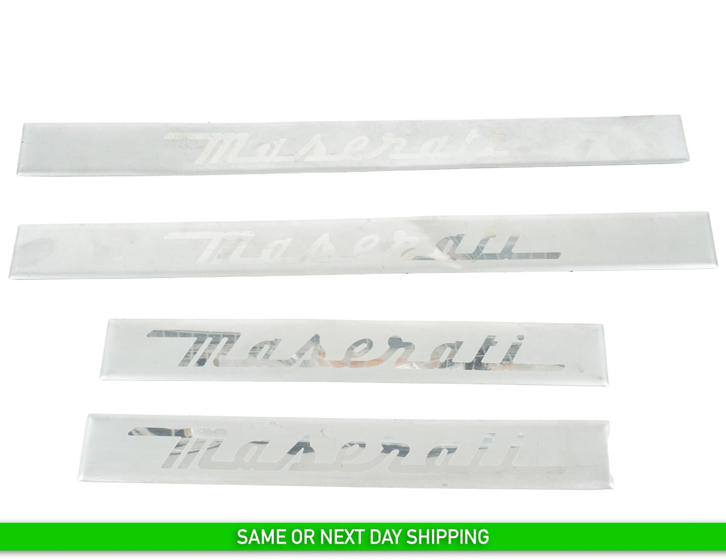 14 - 20 MASERATI QUATTROPORTE DOOR SILL SCUFF PLATE COVER TRIM SET OF 4 OEM