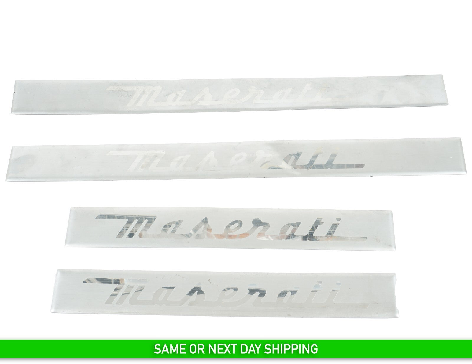 14 - 20 MASERATI QUATTROPORTE DOOR SILL SCUFF PLATE COVER TRIM SET OF 4 OEM