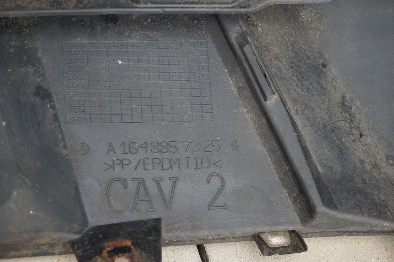 2009 2010 2011 Mercedes ML ML350 ML550 Front Bumper OEM A1648857225