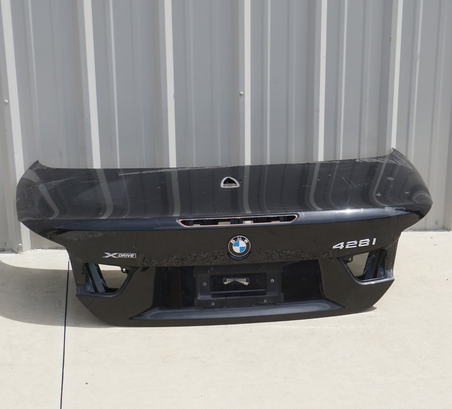 2014 - 2020 BMW 428i 435i 440i CONVERTIBLE TRUNK Lid OEM F32 F33 Black
