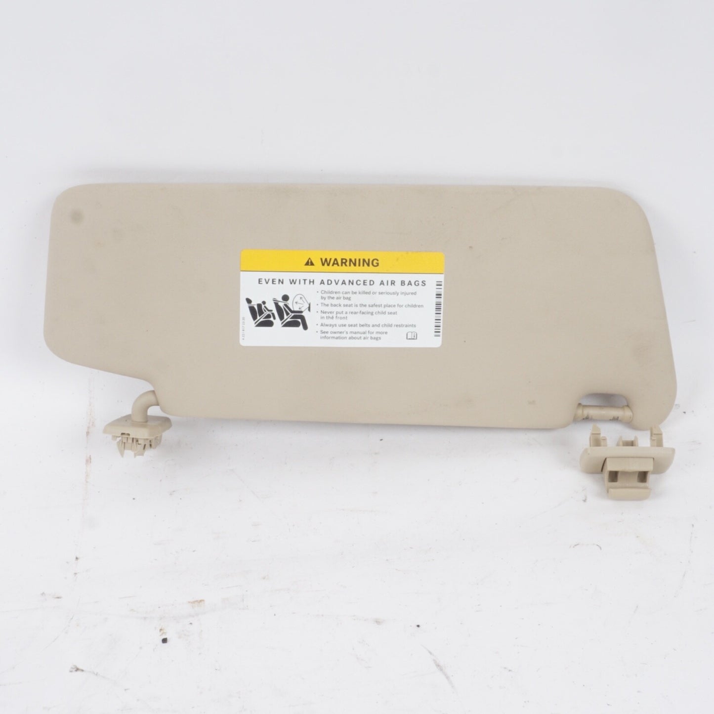08-14 MERCEDES C250 C300 C350 BEIGE RIGHT SUN VISOR ILLUMINATED 20481046107f59