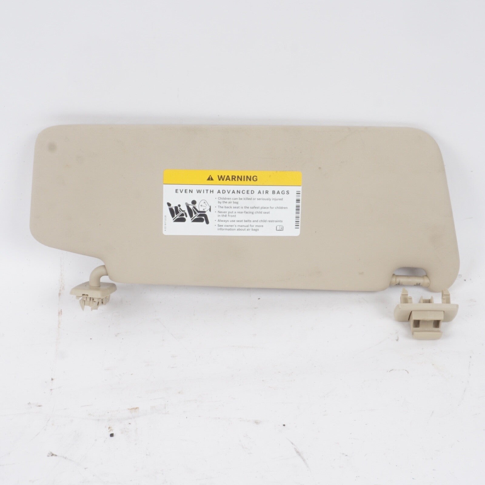 08-14 MERCEDES C250 C300 C350 BEIGE RIGHT SUN VISOR ILLUMINATED 20481046107f59