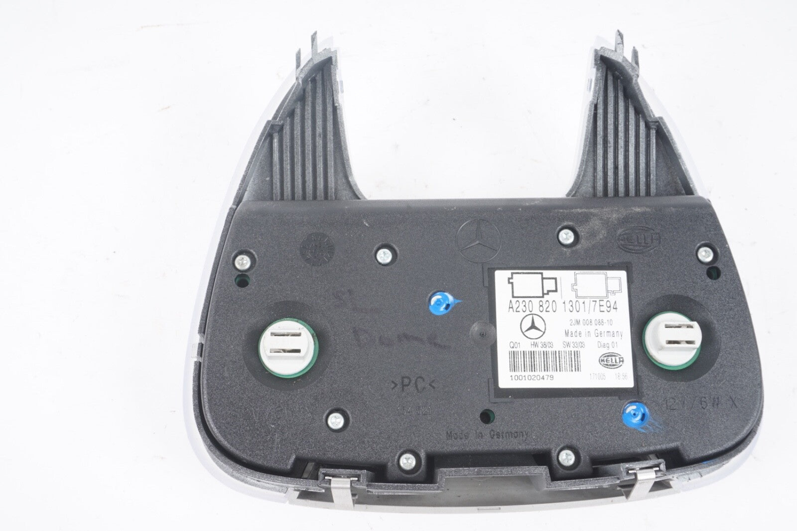 05-12 Mercedes R230 SL550 SL500 Interior Overhead Dome Reading Light OEM