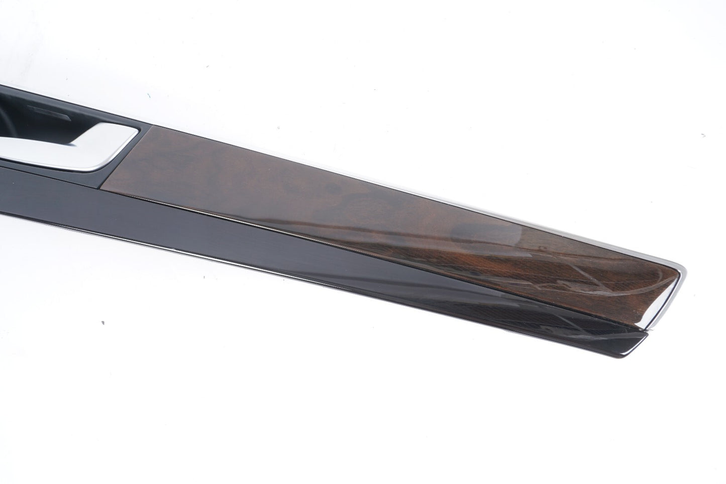 12-17 AUDI A8L REAR RIGHT SIDE INTERIOR DOOR TRIM MOLDING W/ HANDLE  OEM