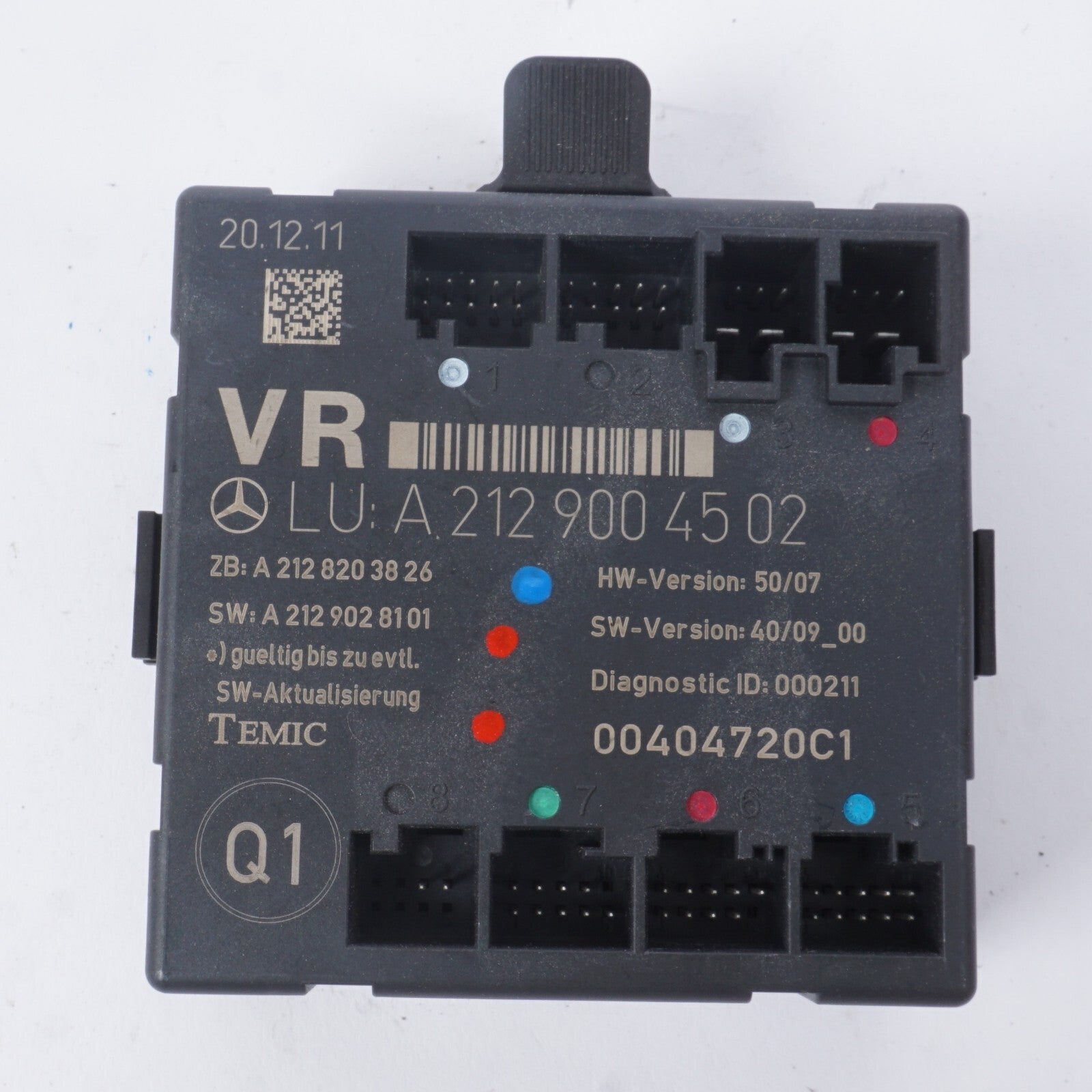 10-17 Mercedes W207 E350 E550 Front Right Passenger Door Control Module  OEM