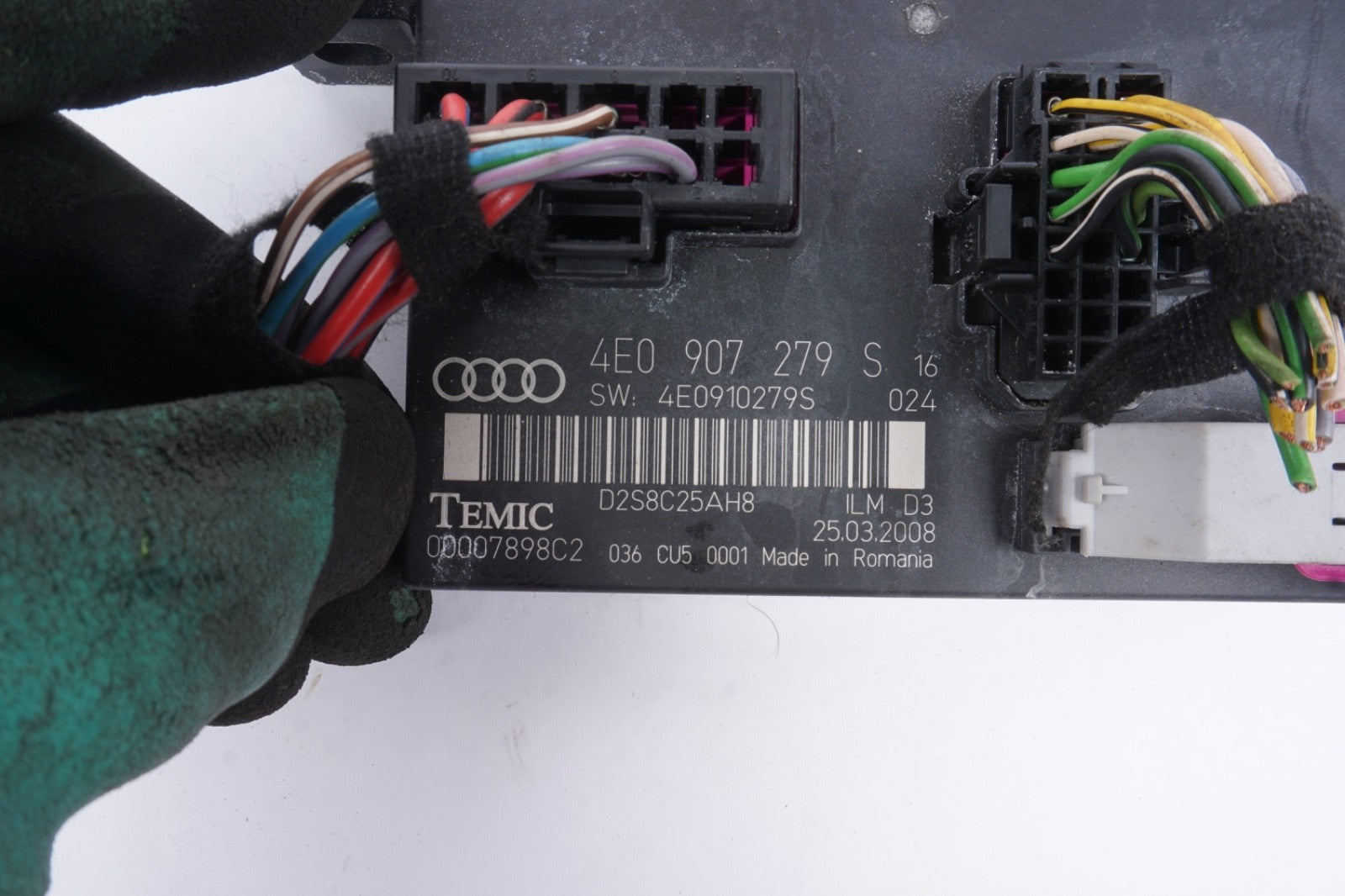 2003-2010 Audi A8 A8l D3 On Board Power Supply Control Module 4E0907279q Oem
