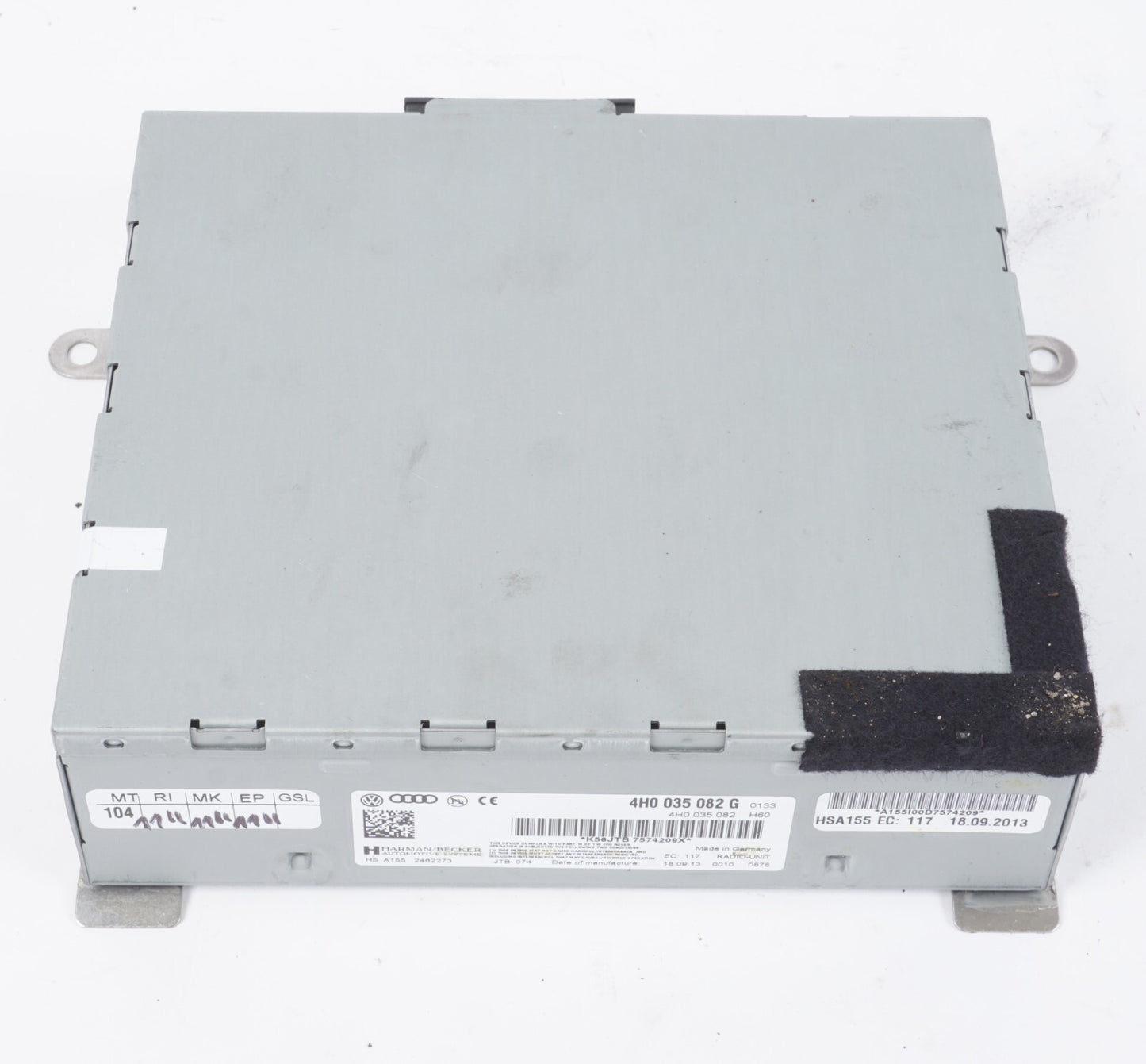 12-17 AUDI A8L A8 AM FM Radio Receiver Module 4H0035082G OEM