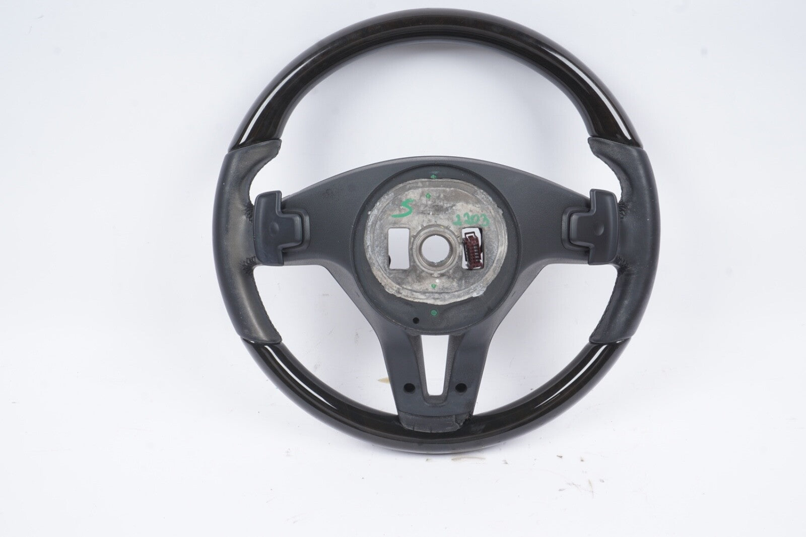 WOOD LEATHER STEERING WHEEL PEDAL SHIFT MERCEDES CLS63 CLS550 E350 E550