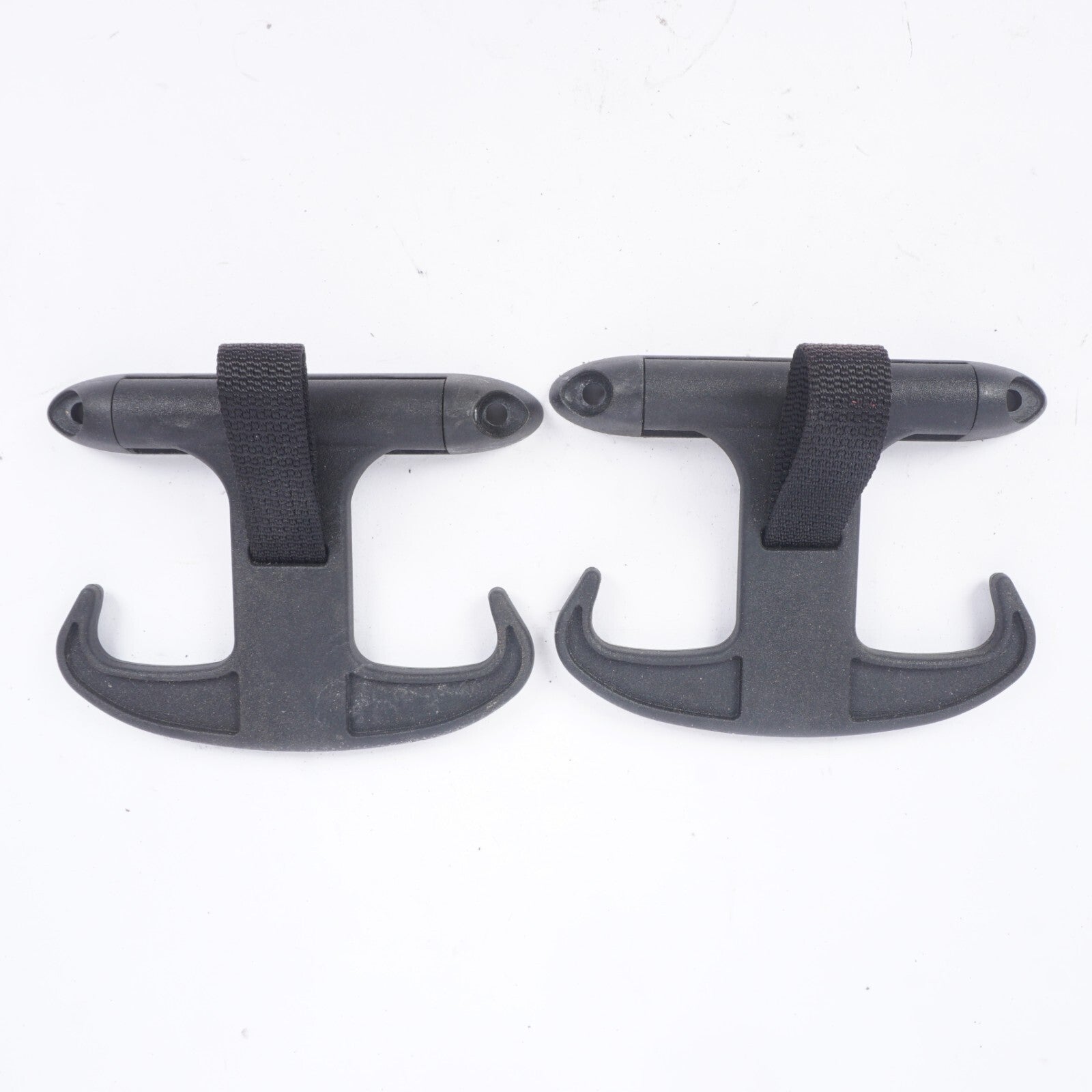 2004  - 2010 Audi A8L Trunk Cargo Hooks Hangers Clips 6Y5867615 2Pcs OEM