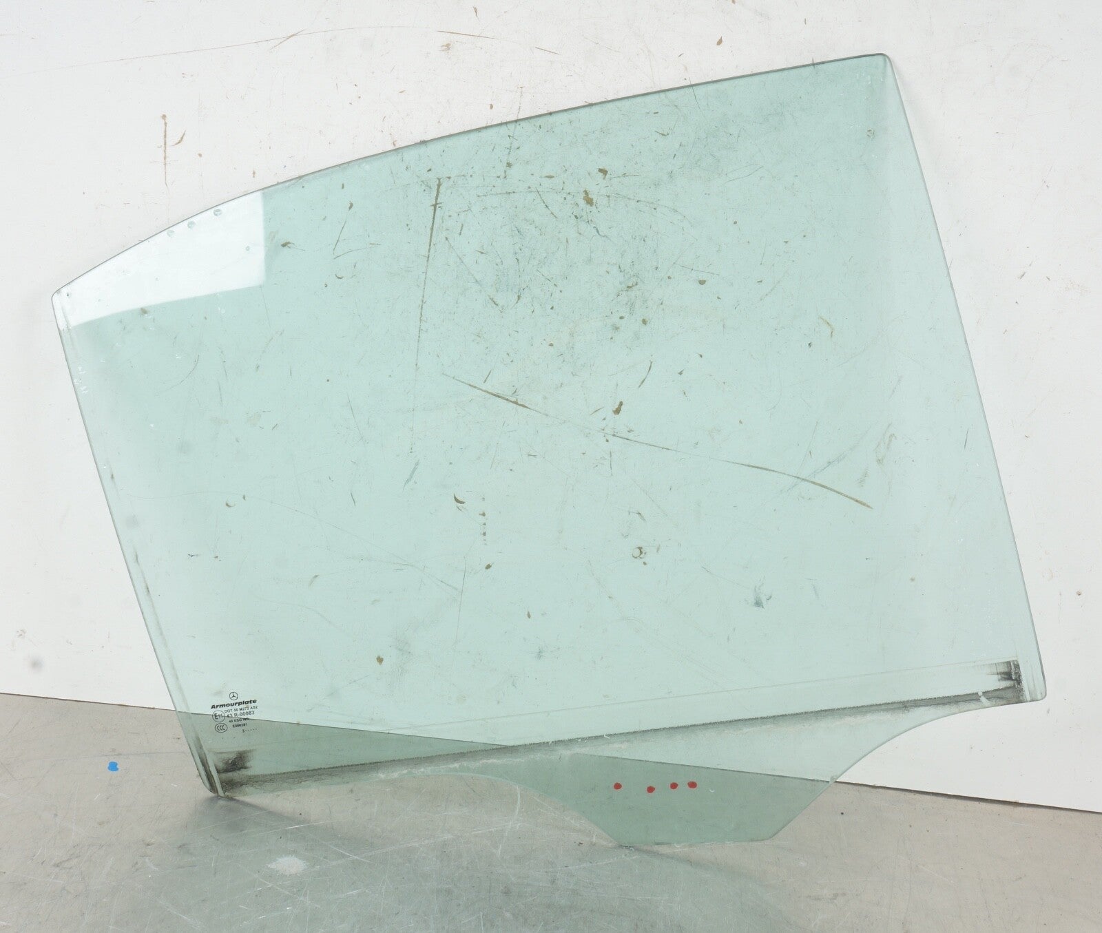 08-14 Mercedes C200 C250 C300 C350 Rear Right Passenger Side Door Window Glass