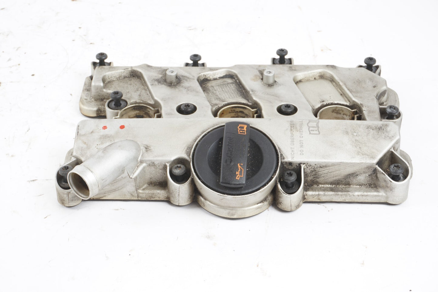 12-15 AUDI A8L A8 3.0L ENGINE CYLINDER HEAD VALVE COVER LEFT DRIVER SIDE OEM
