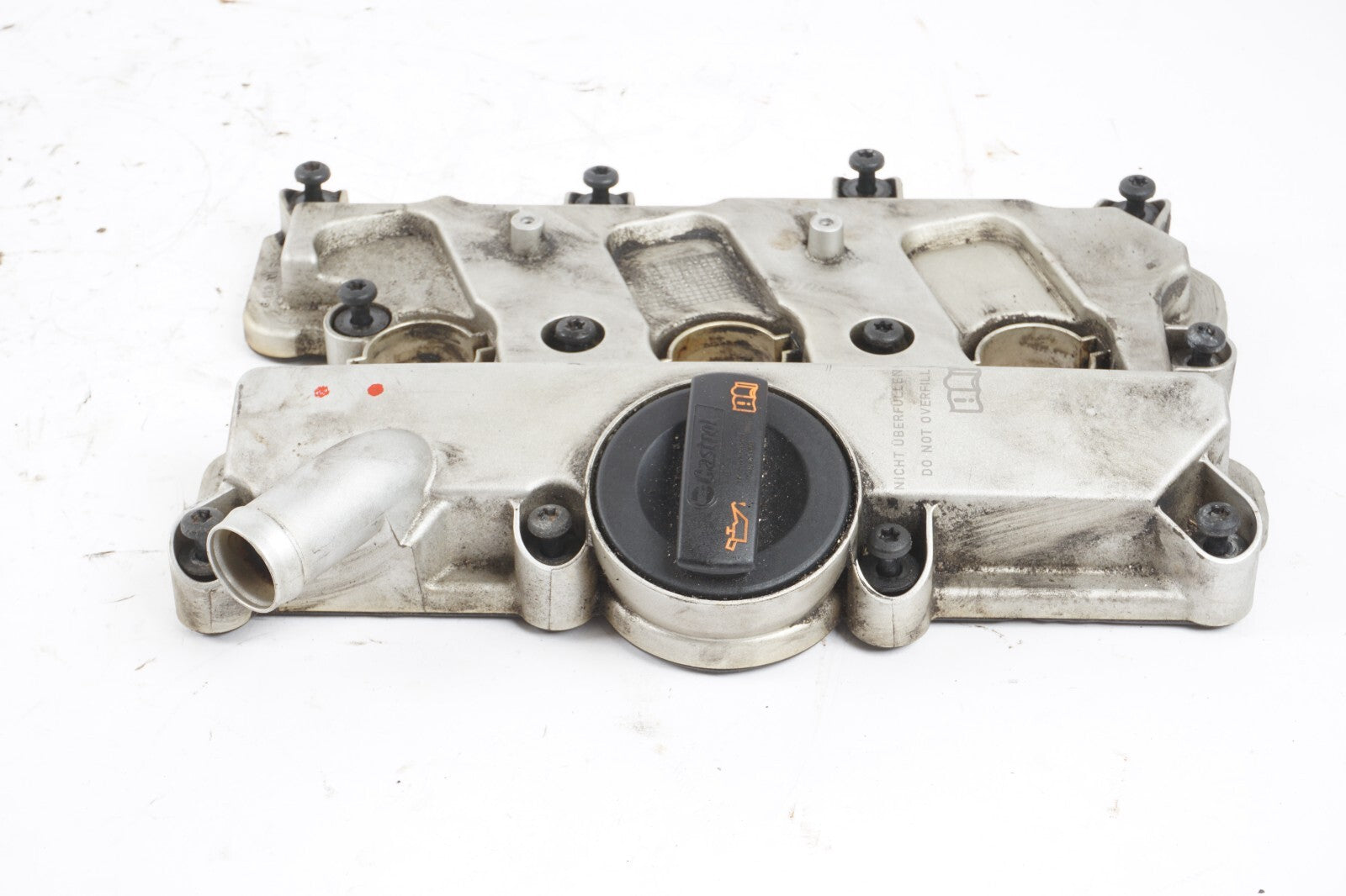 12-15 AUDI A8L A8 3.0L ENGINE CYLINDER HEAD VALVE COVER LEFT DRIVER SIDE OEM