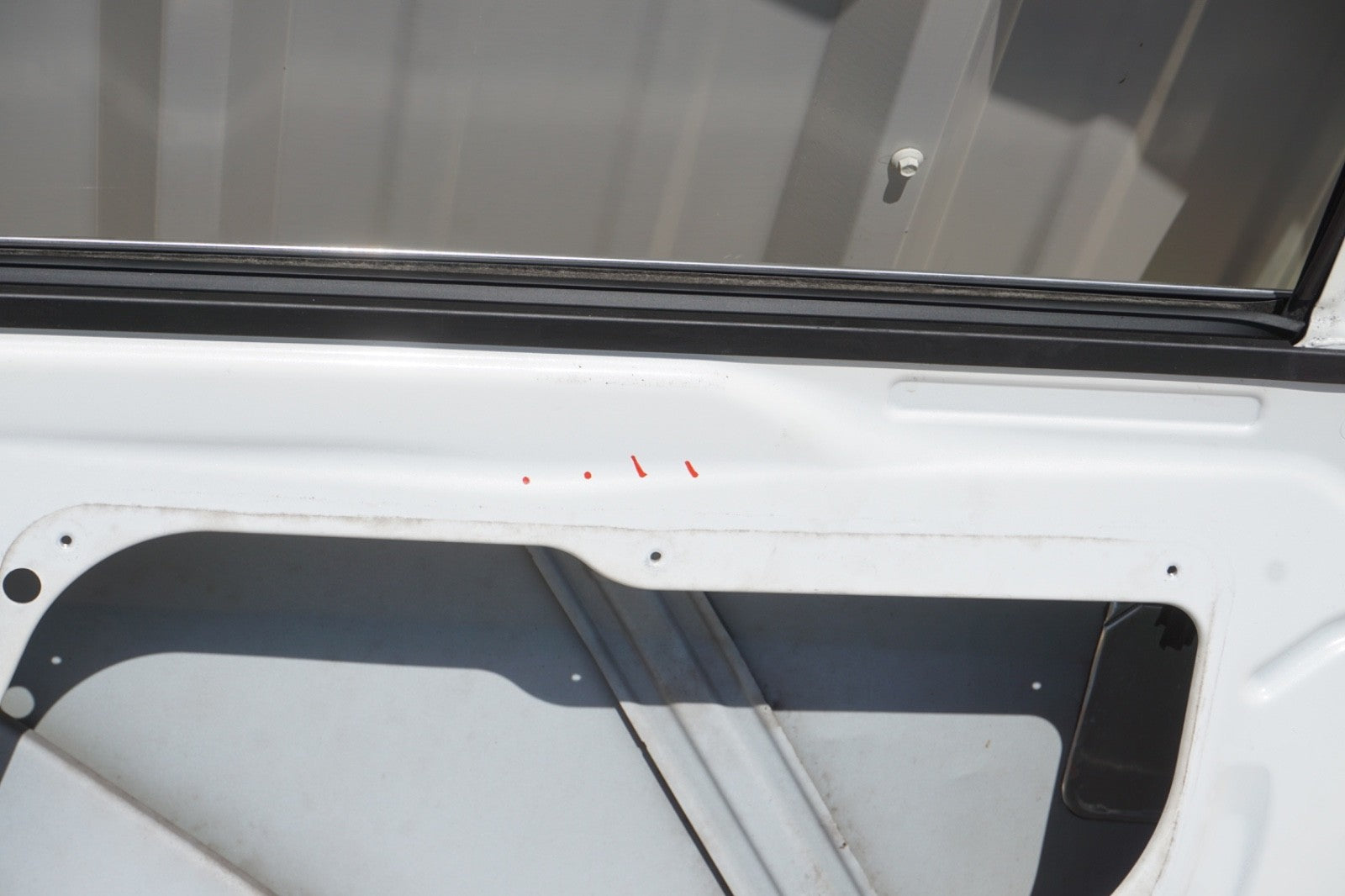 14-20 Mercedes W222 S550 S560 S600 Rear Right Side Door Shell Diamond White