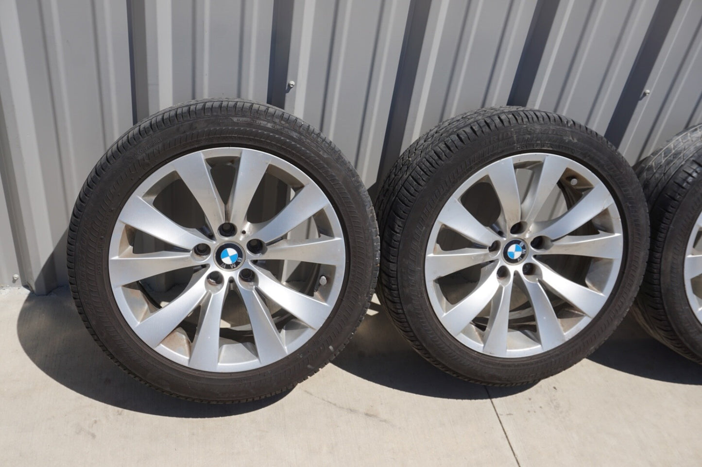 06-10 BMW 650i Wheels Wheel 18x8 Alloy 5 Double V Spoke Fits 599166 Set of 4
