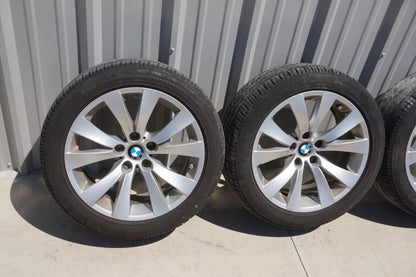 06-10 BMW 650i Wheels Wheel 18x8 Alloy 5 Double V Spoke Fits 599166 Set of 4